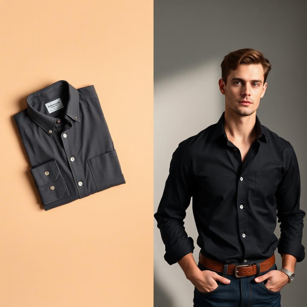 Flat-Lay to Male Model Shoot: How AI Replaces Traditional Menswear Photography